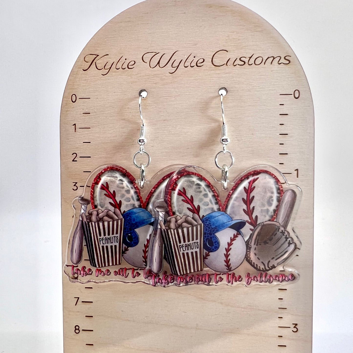 Baseball Earrings