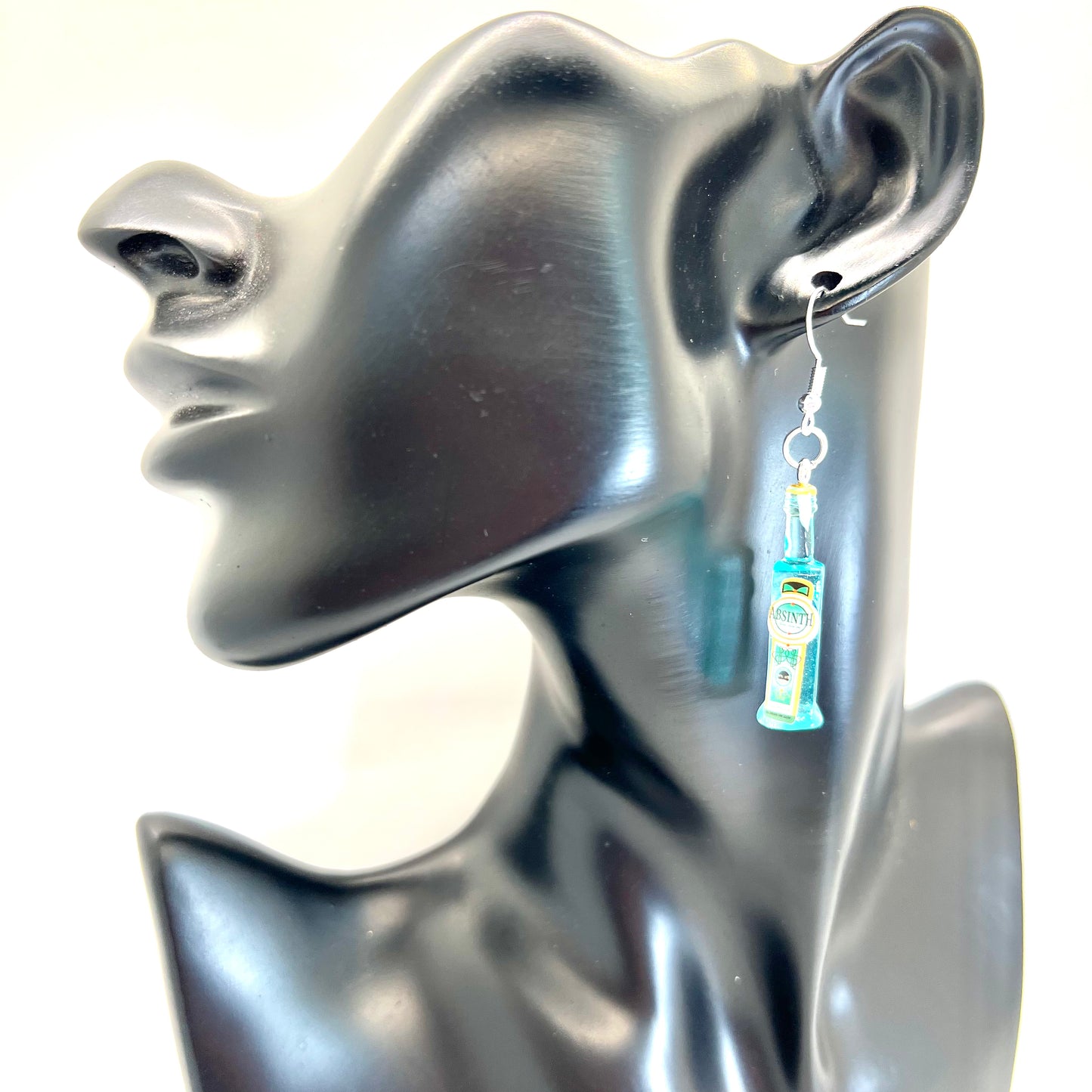 Absinth Bottle Earrings