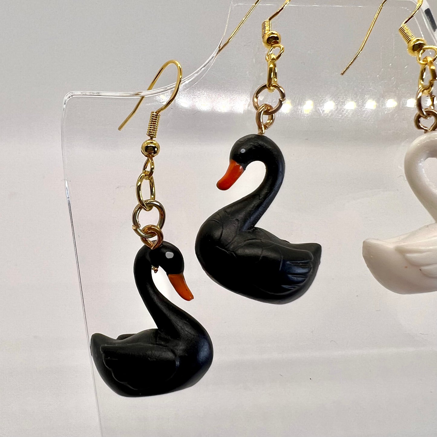 Swan Earrings