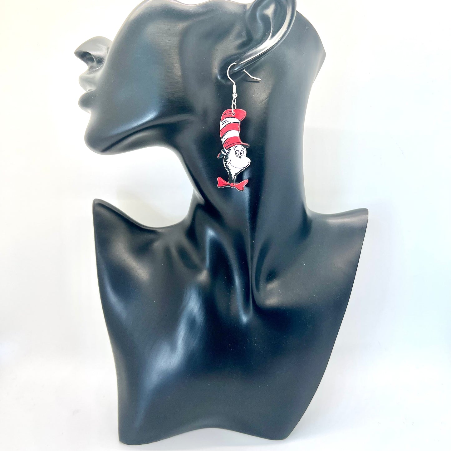 Cat in the Hat Earrings
