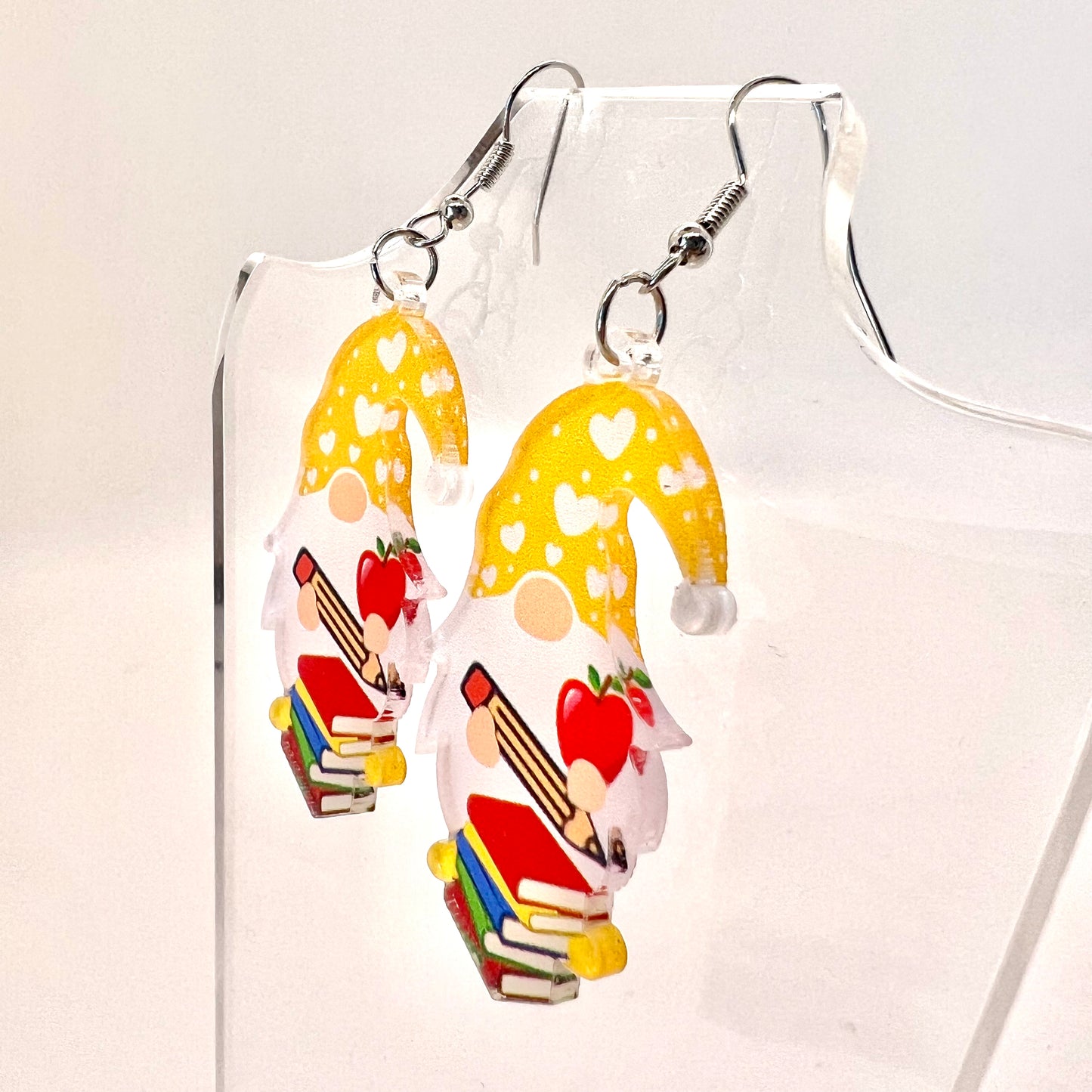 Teacher Gnome Earrings