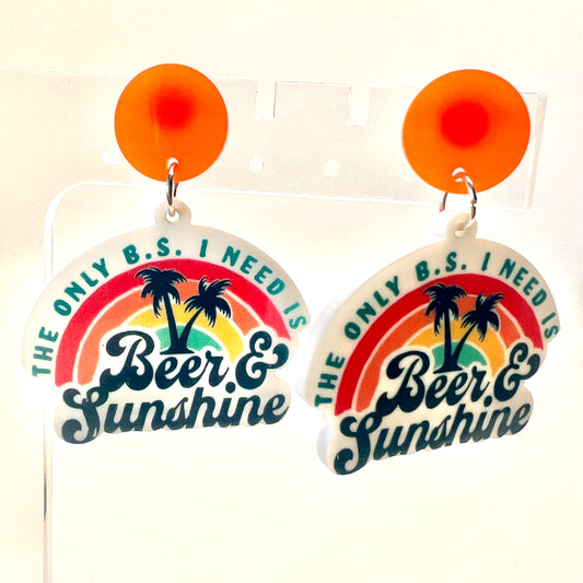 Beer & Sunshine Earrings