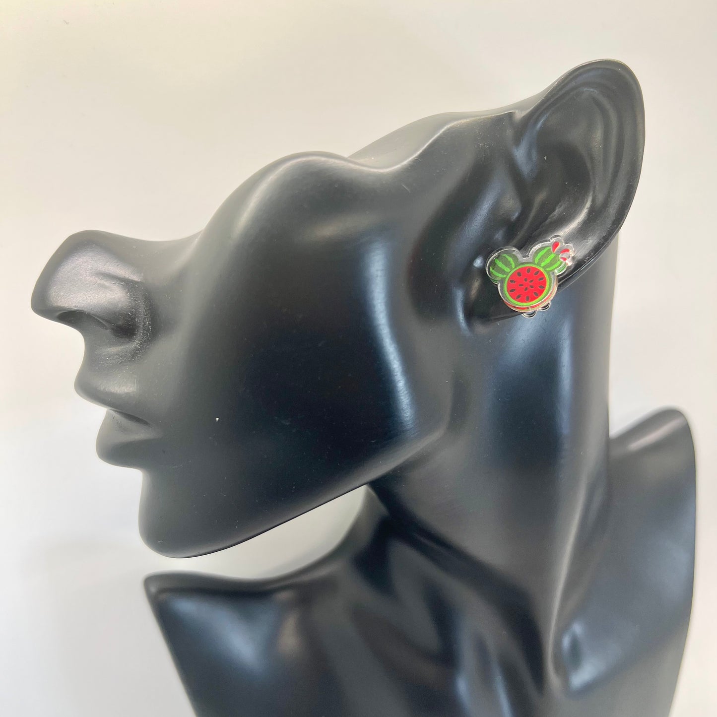 Mini Mickey Watermelon Earrings