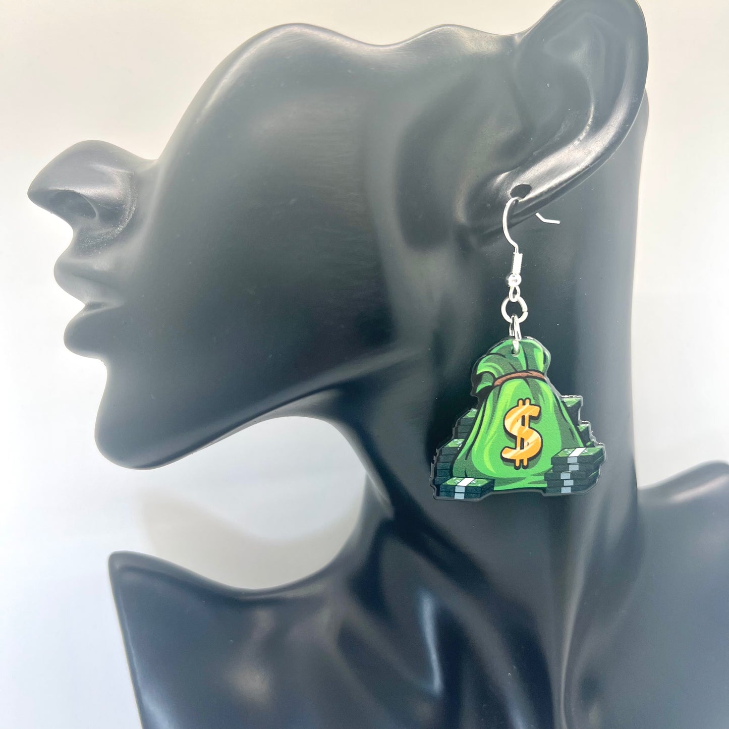 Money Bags Earrings