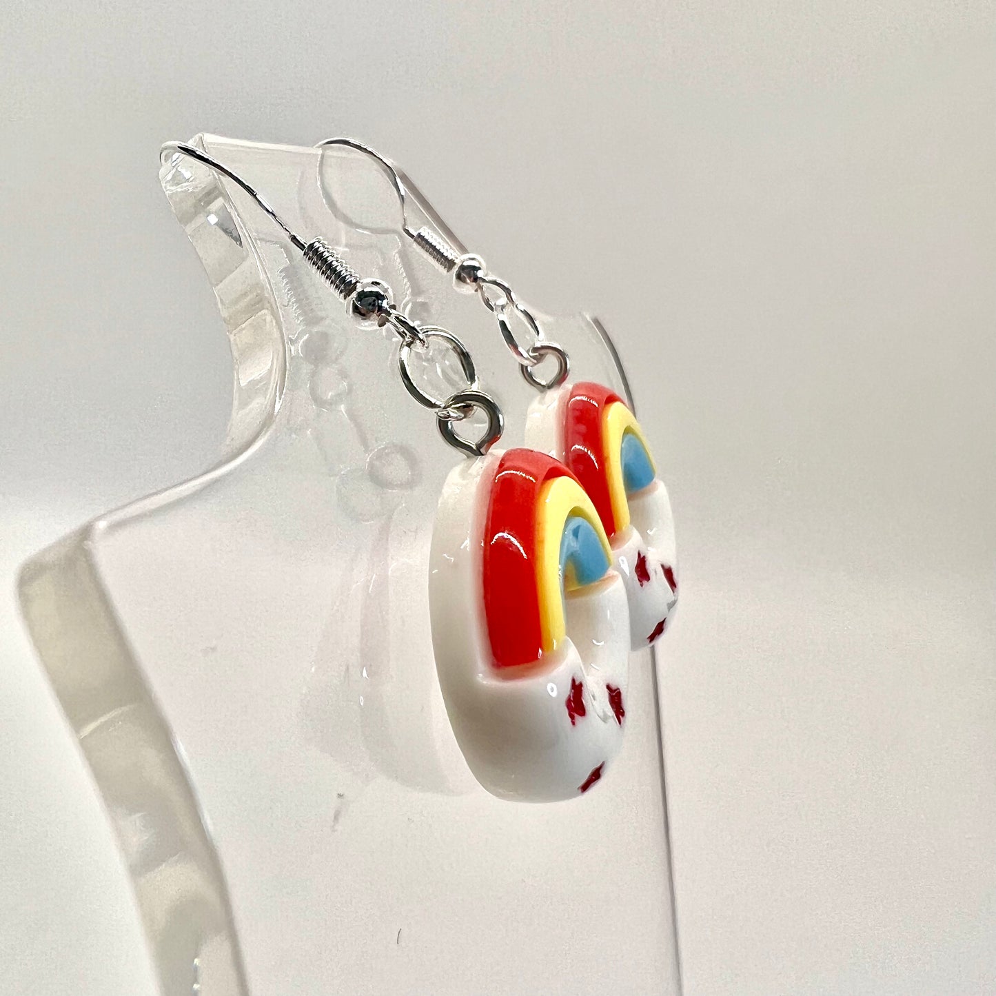 Rainbow Donut Earrings