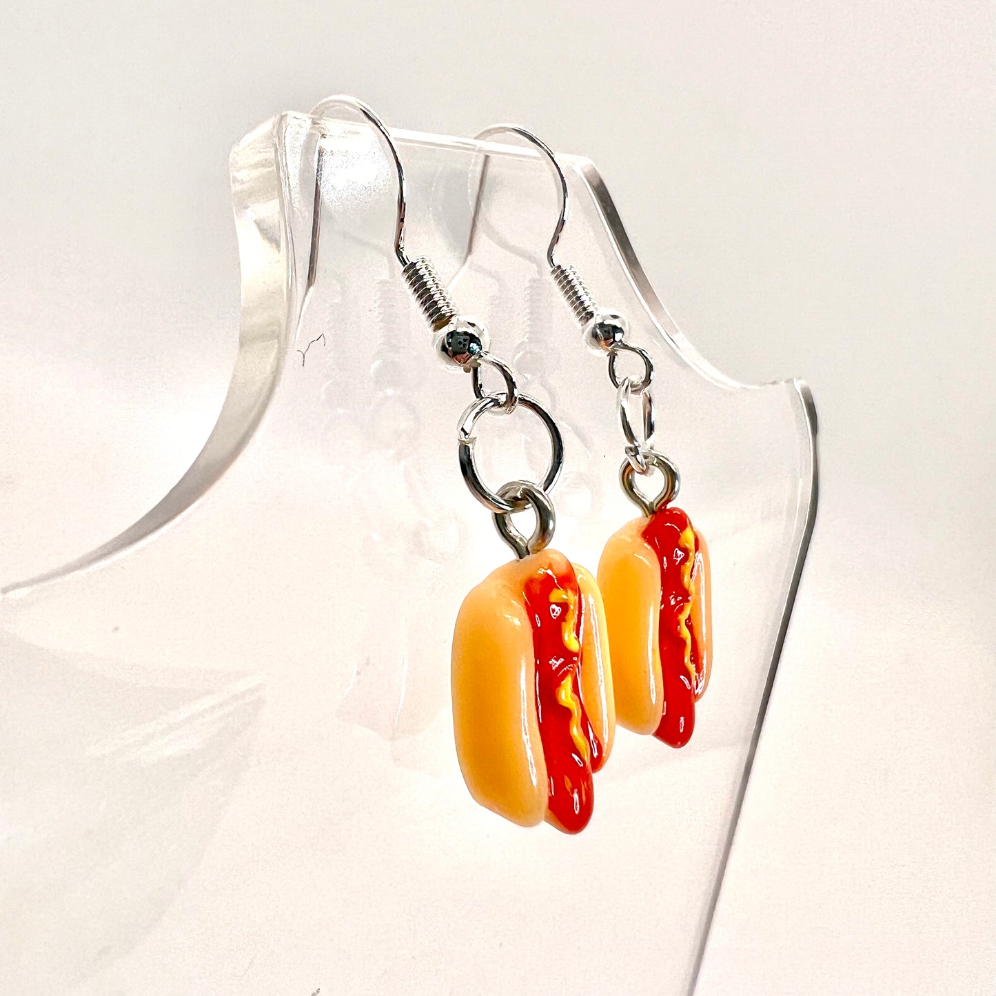 Hot Dog Earrings