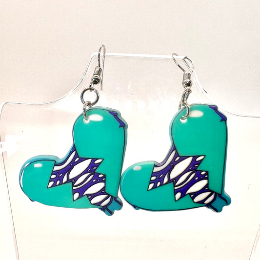 Pulling Heart Earrings