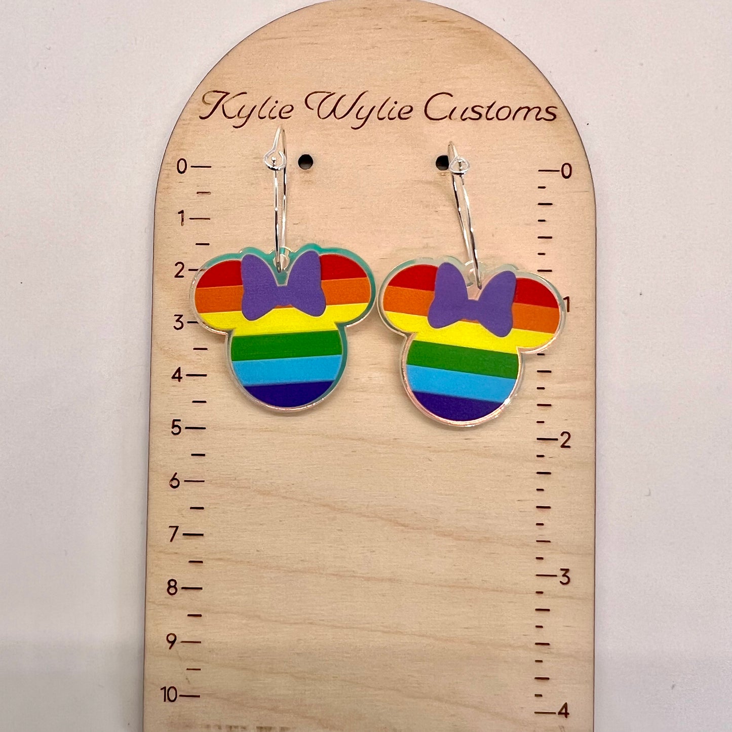 Mickey & Minnie Rainbow Earrings