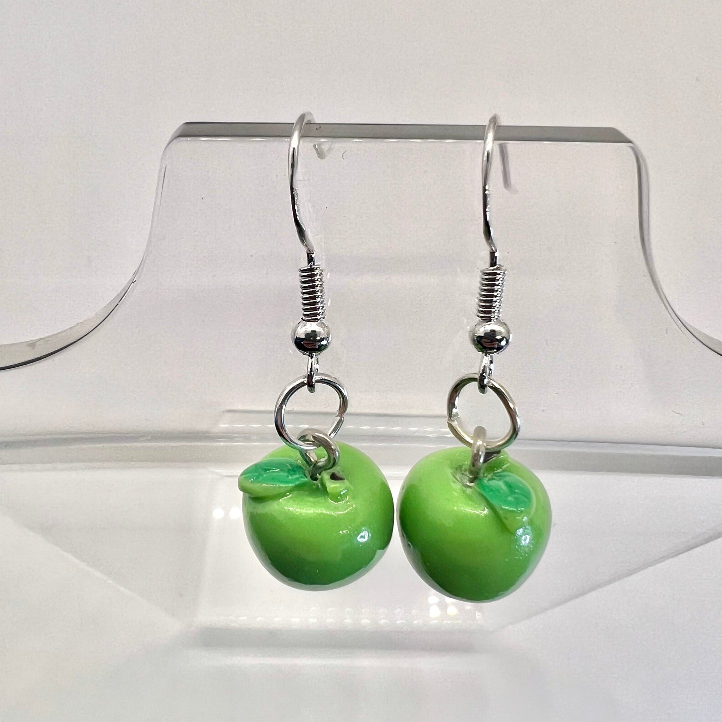 Green Apple Earrings
