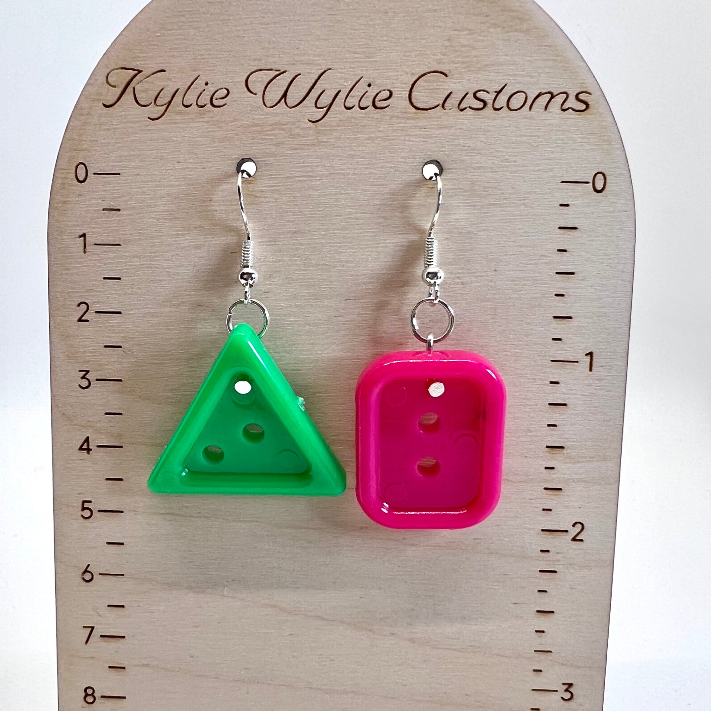 Button Earrings