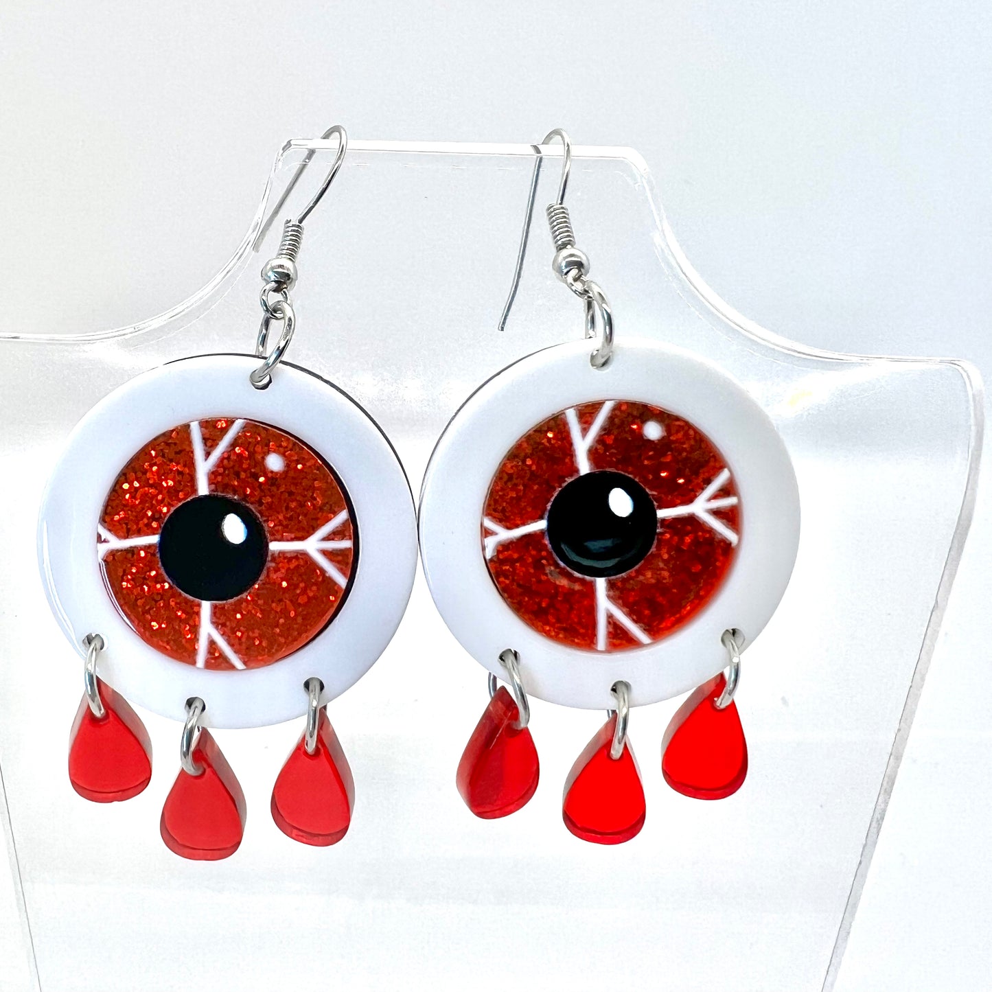 Red Eye Earrings