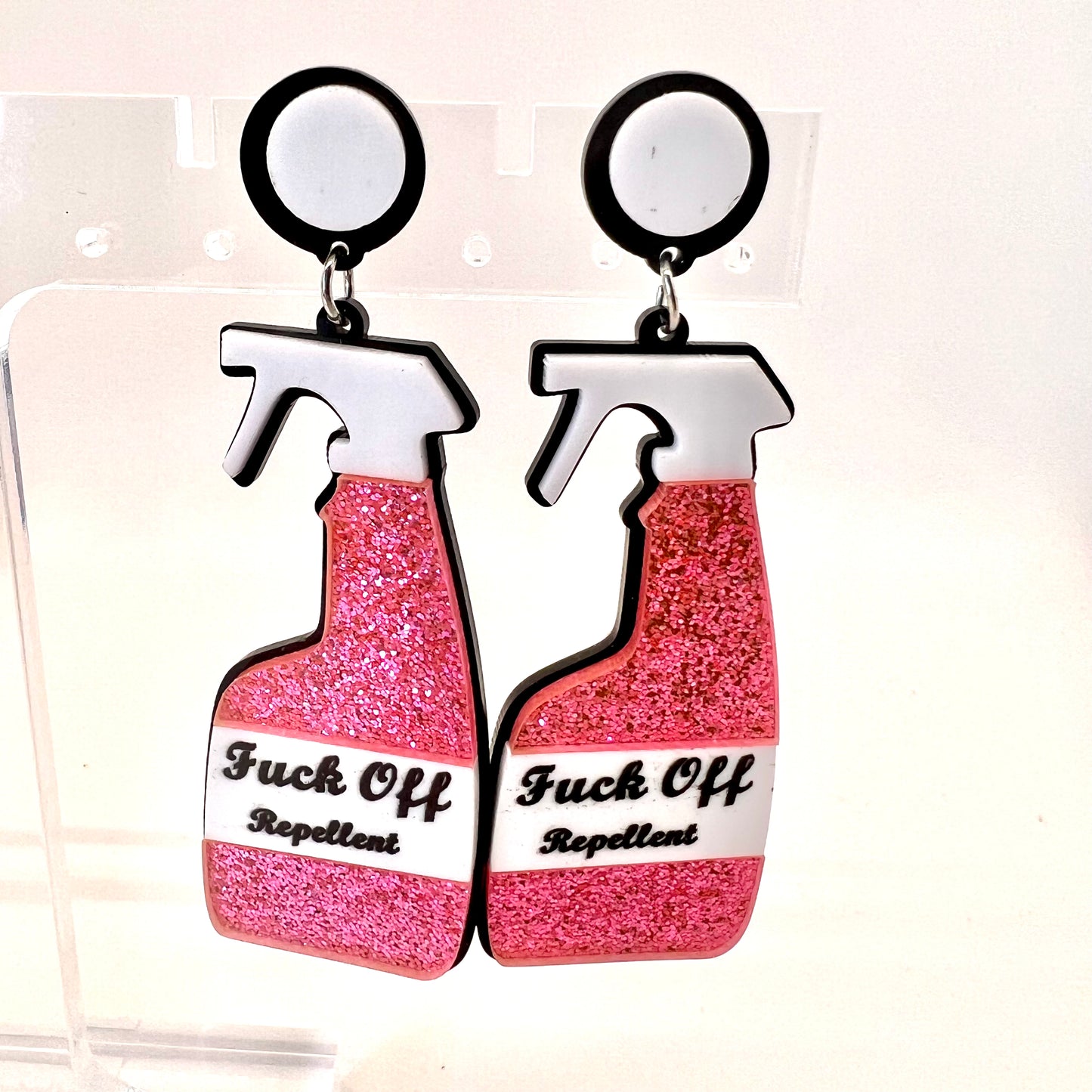 “F* Off” Spray Earrings