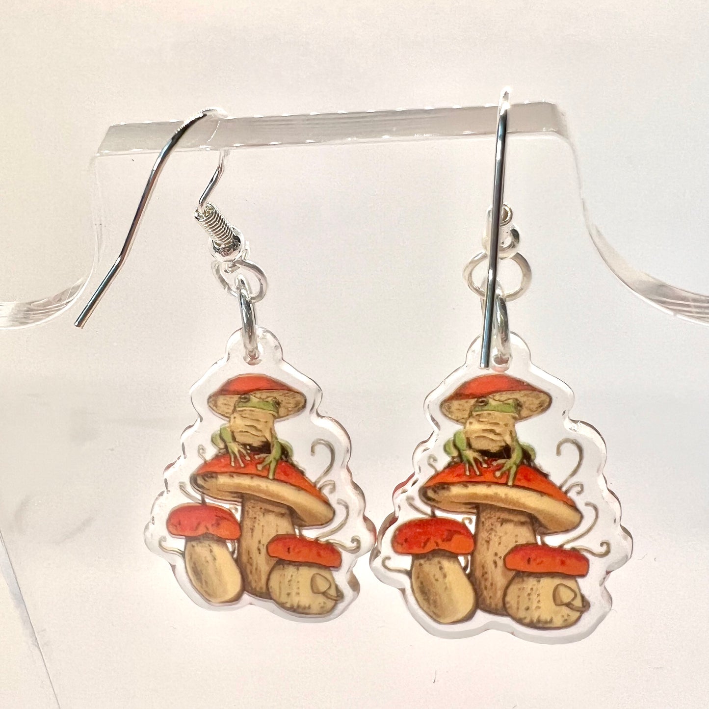 Toadstool Mushroom Earrings
