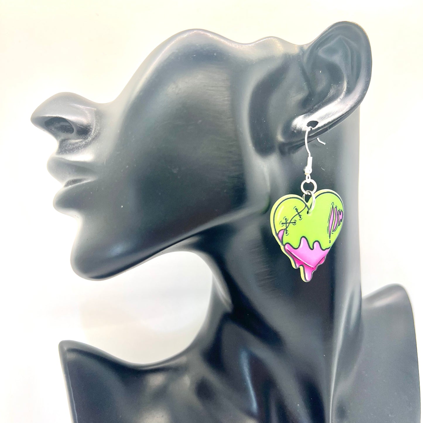 Zombie Heart Earrings