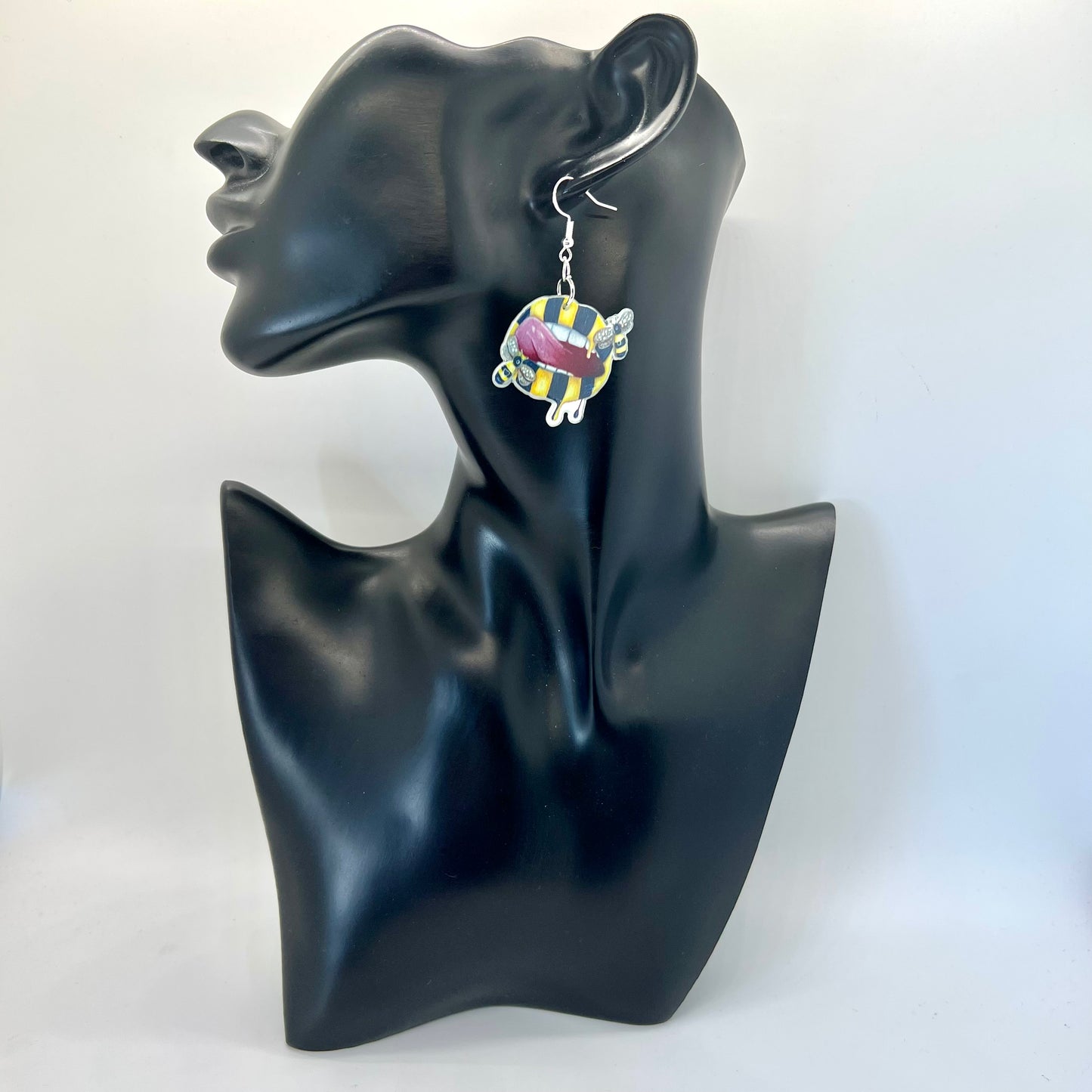 Honey Bee Lips Earrings