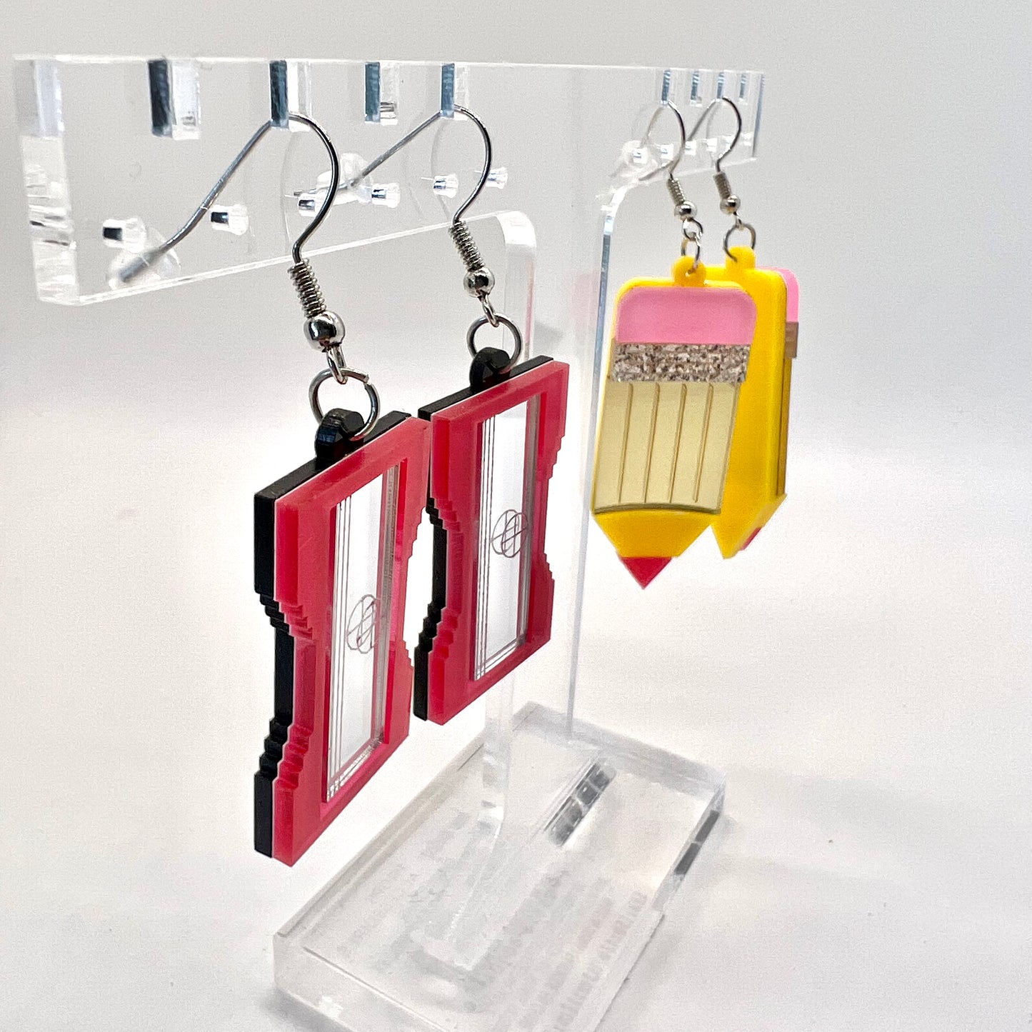 Pencil & Sharpener Earrings