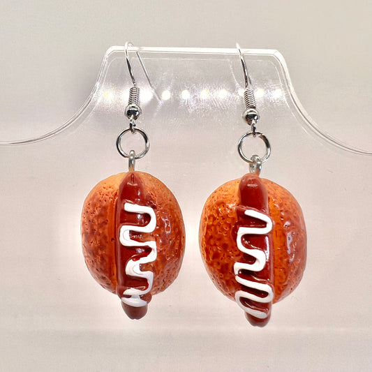 Hot Dog Earrings