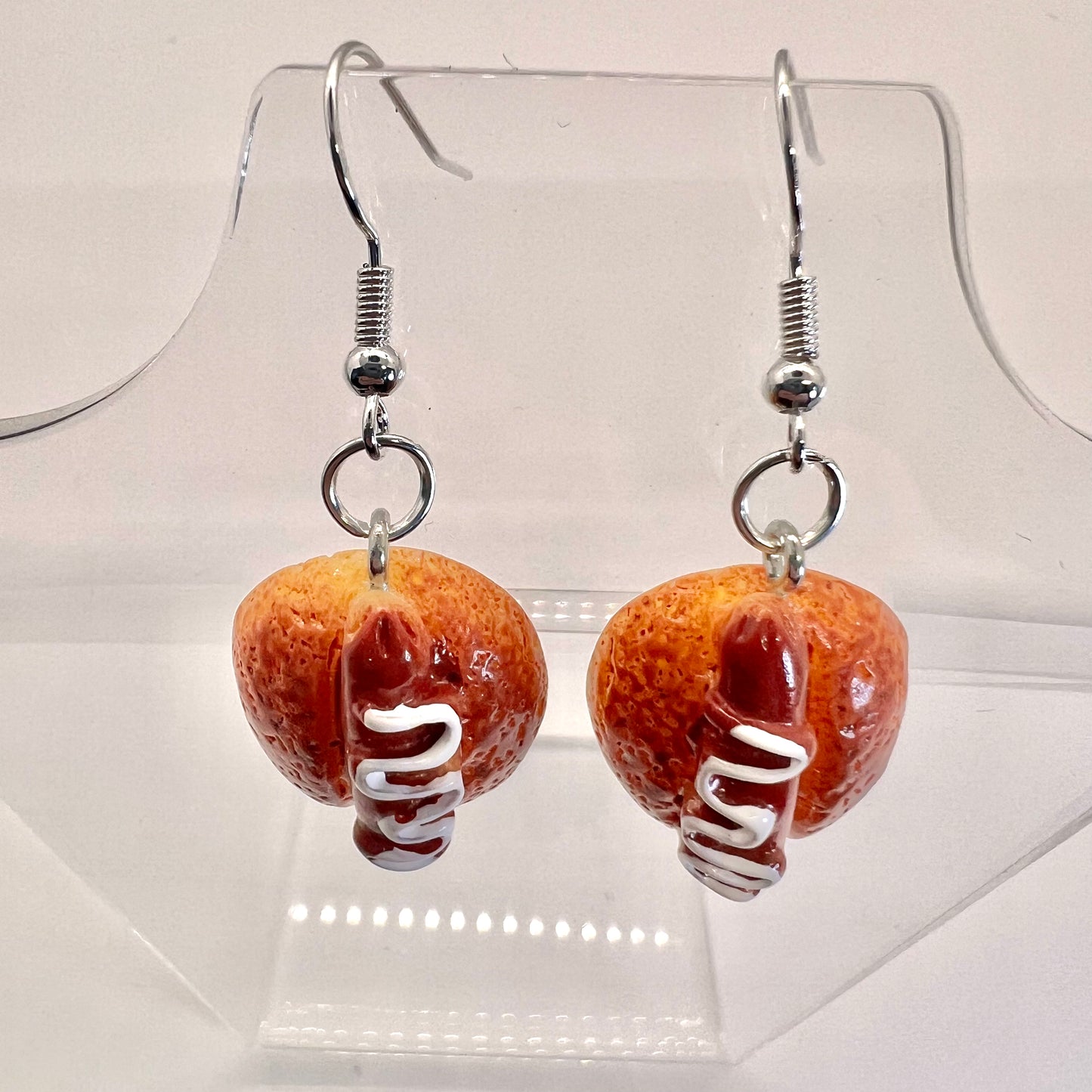 Hot Dog Earrings