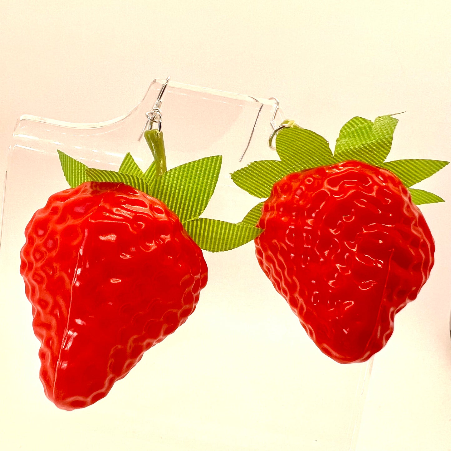 Large Strawberry Earrings
