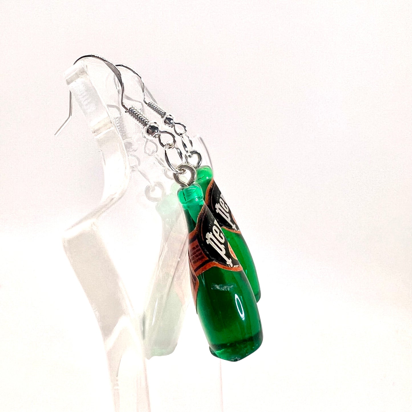 Perrier Bottle Earrings