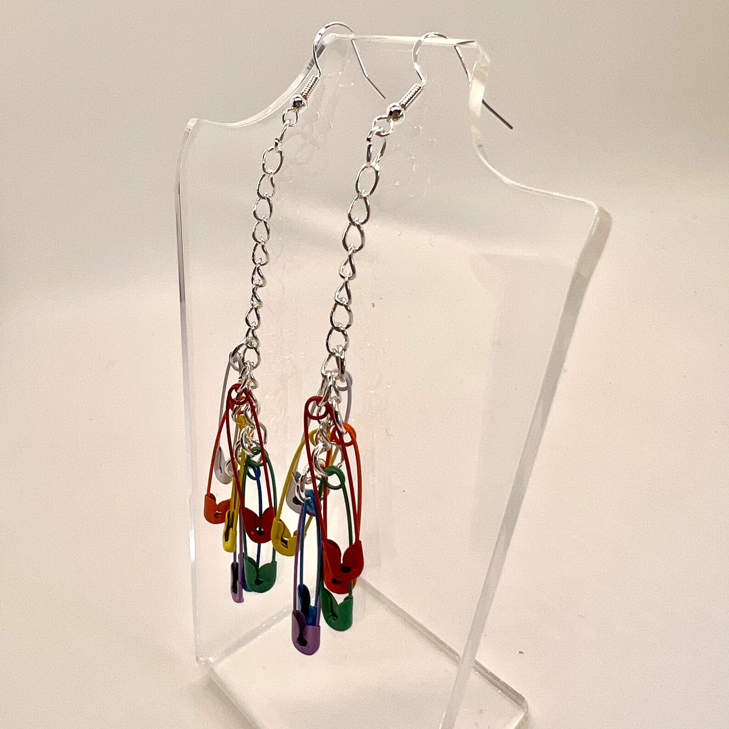 Rainbow Pin Earrings