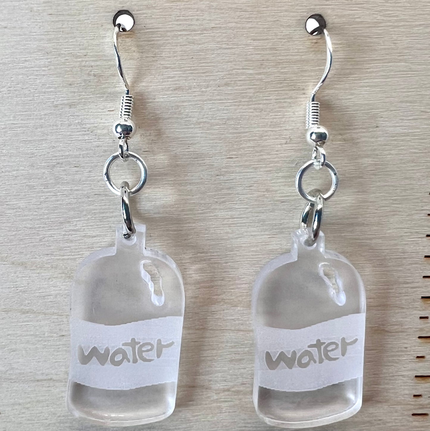 Water Bottle Earrings