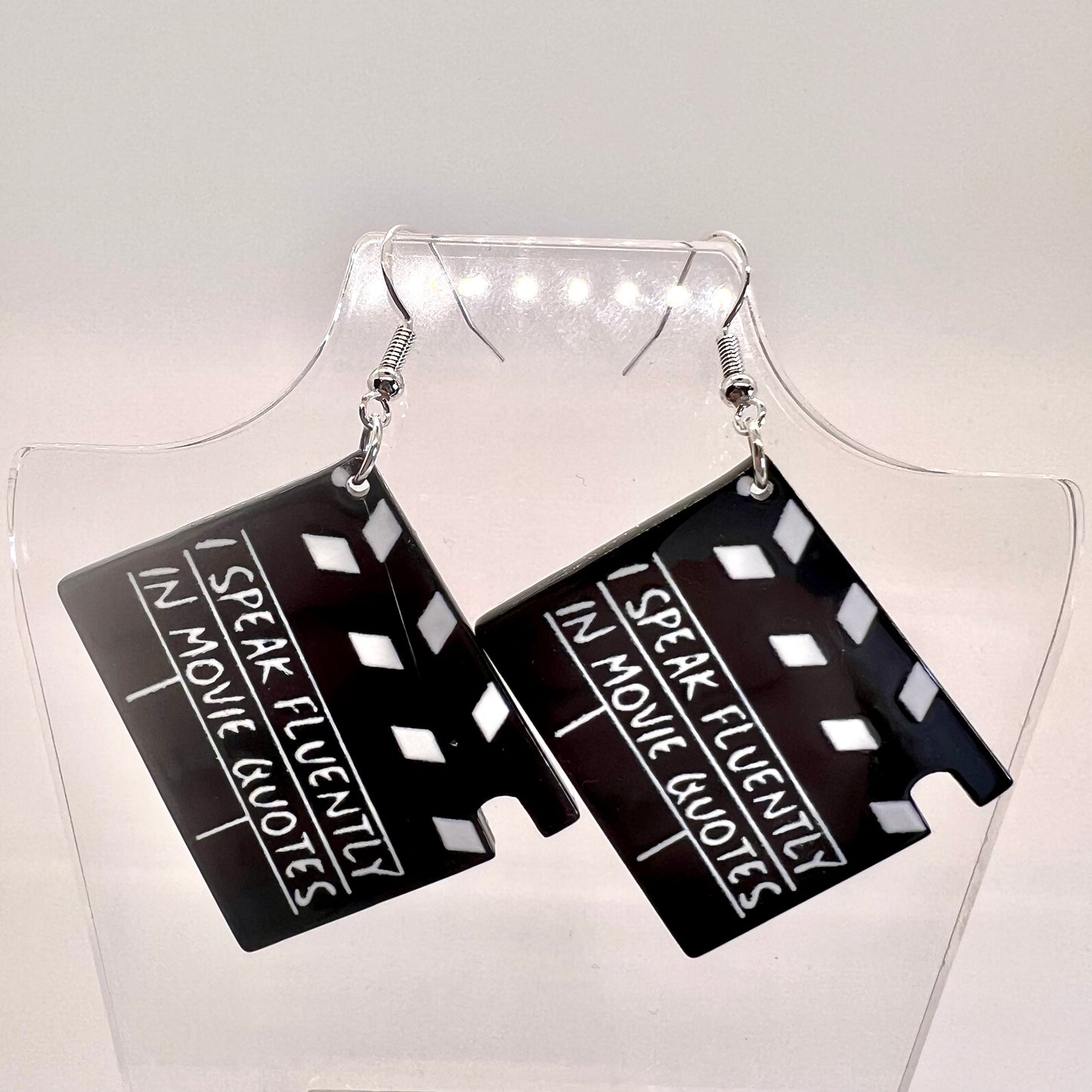 Movie Quotes Earrings