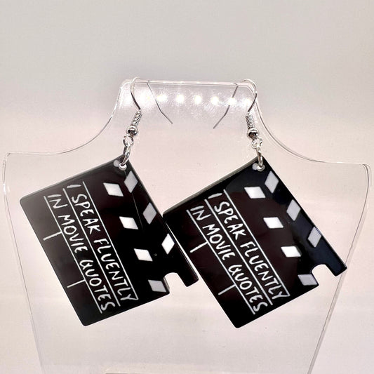 Movie Quotes Earrings