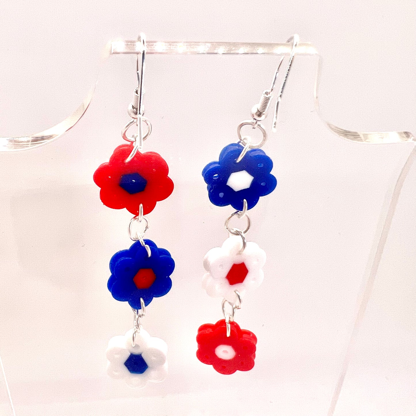 USA Flower Earrings