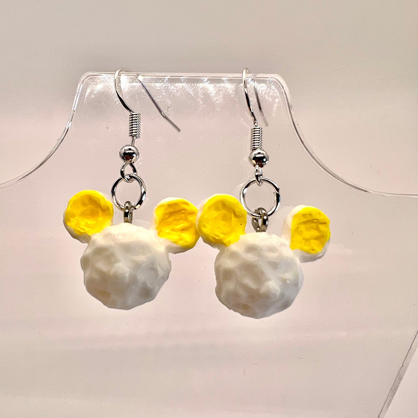 Mickey Popcorn Head Earrings