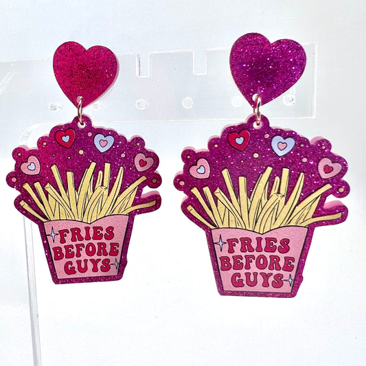 Fries Before Guys Earrings