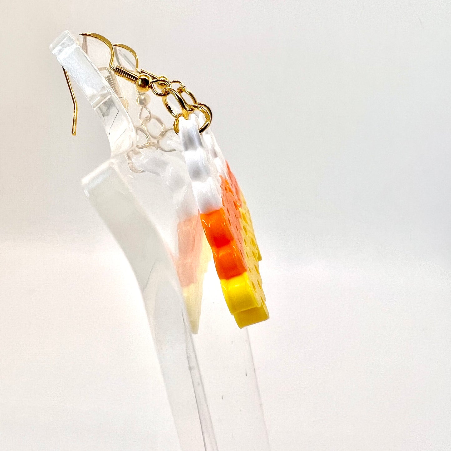 Melted Candy Corn Earrings