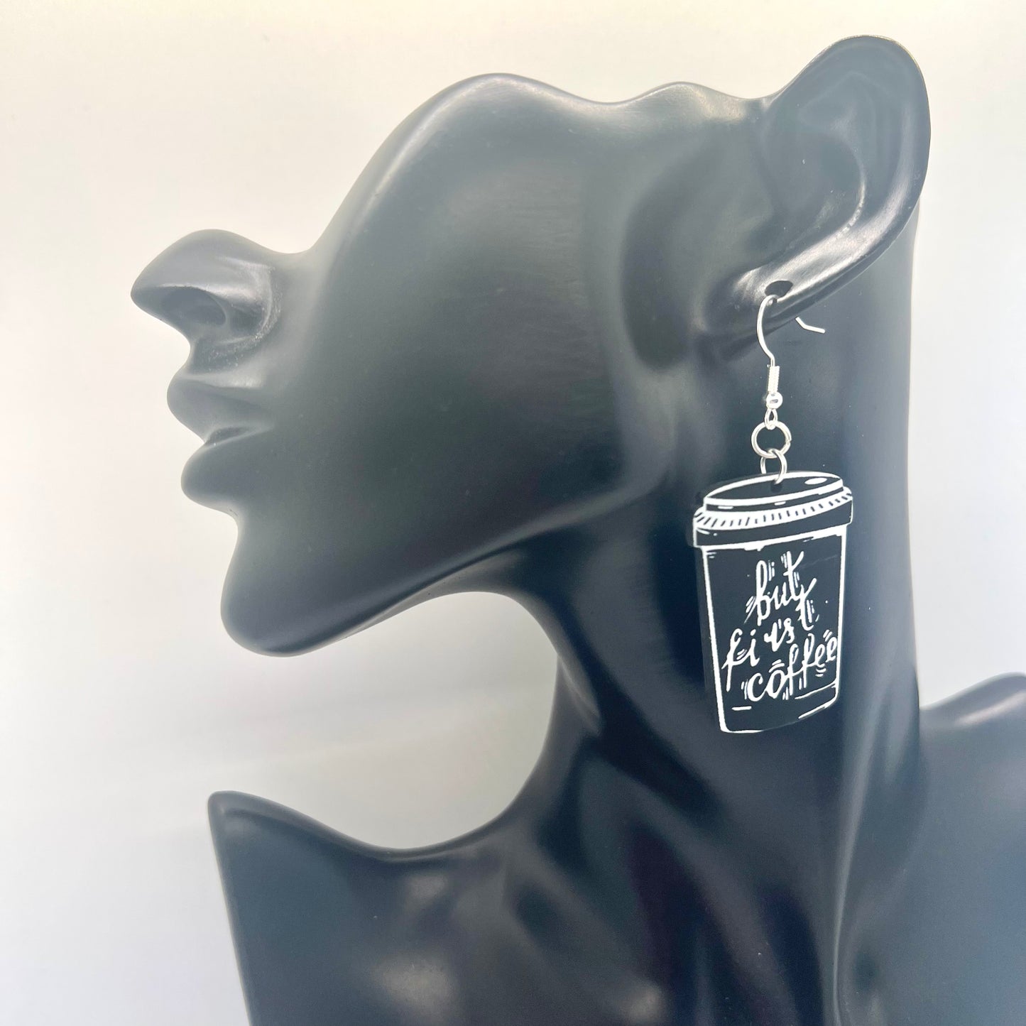 But First, Coffee Earrings