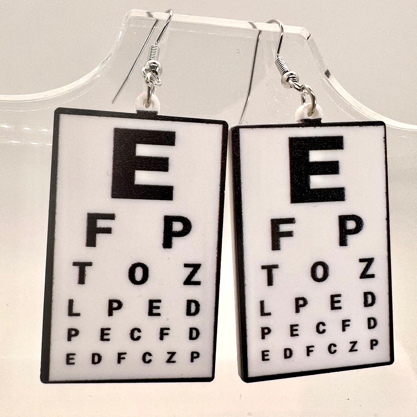 Eye Chart Earrings