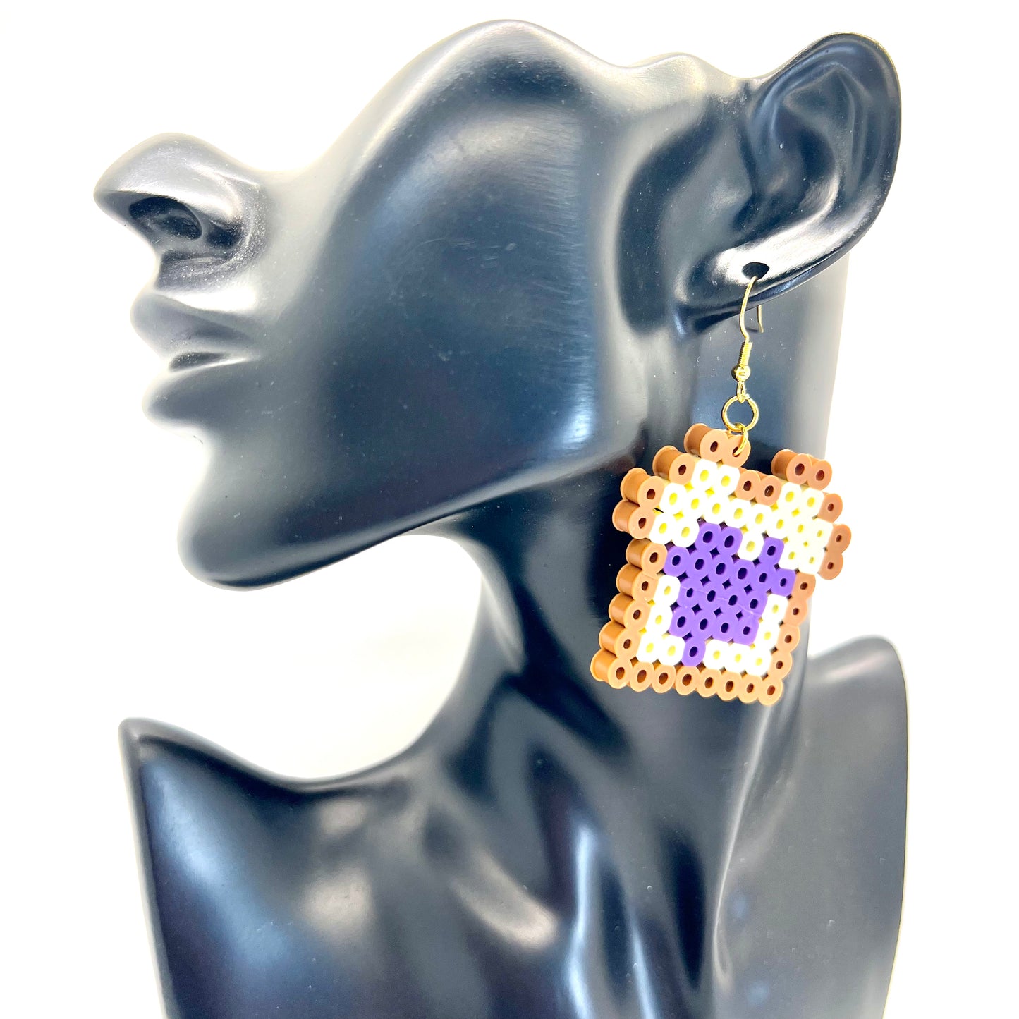 8-Bit Toast Earrings - PB&J
