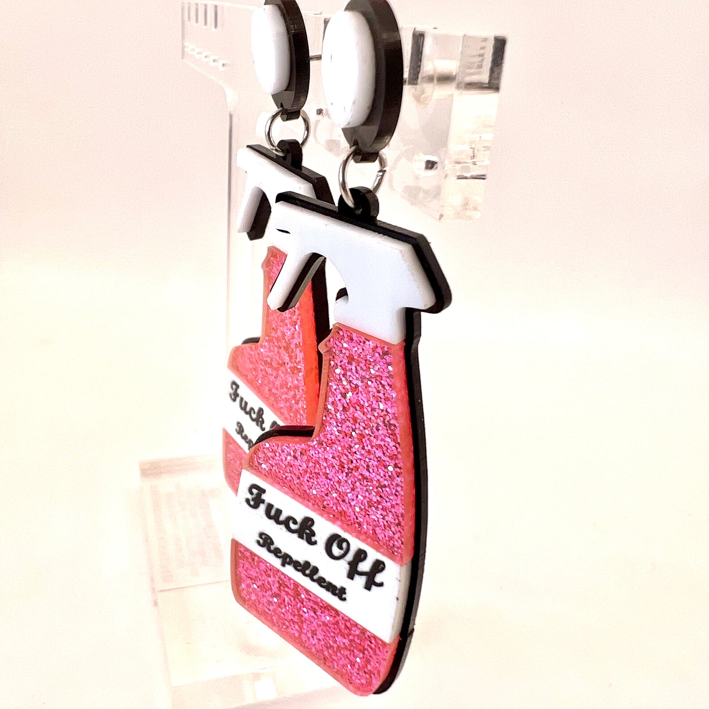 “F* Off” Spray Earrings