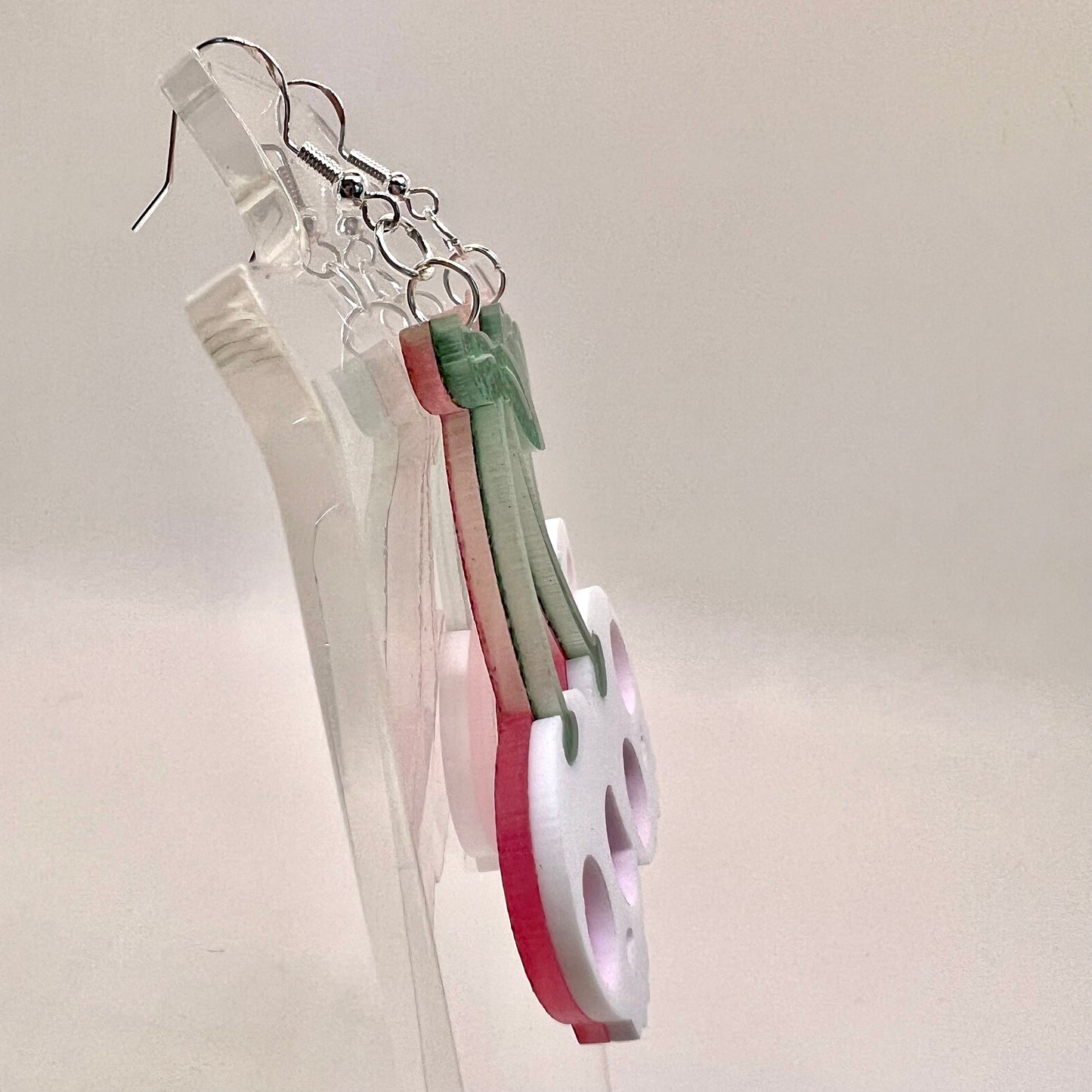 Cherry Skull Earrings