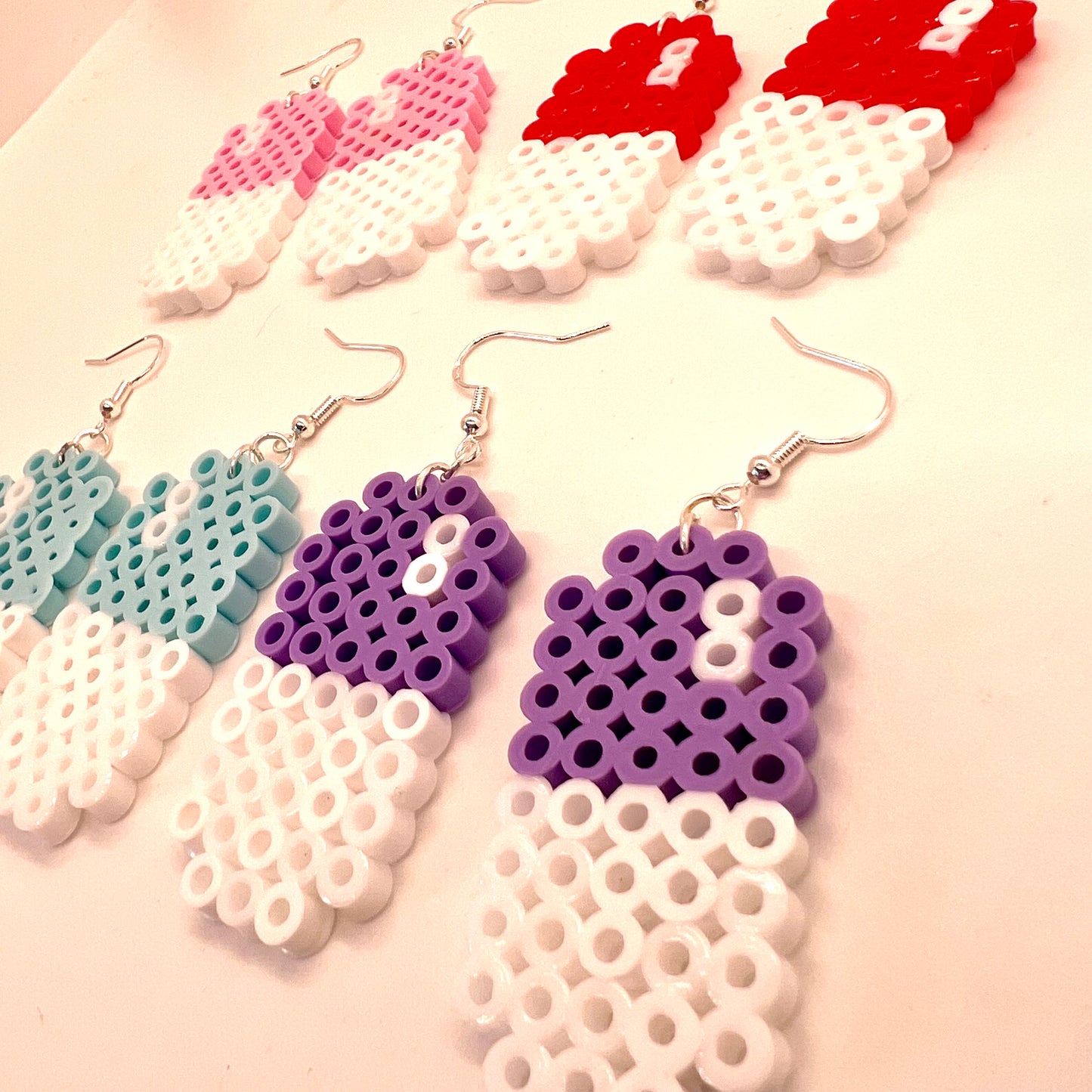 Happy Pill 8-Bit Earrings