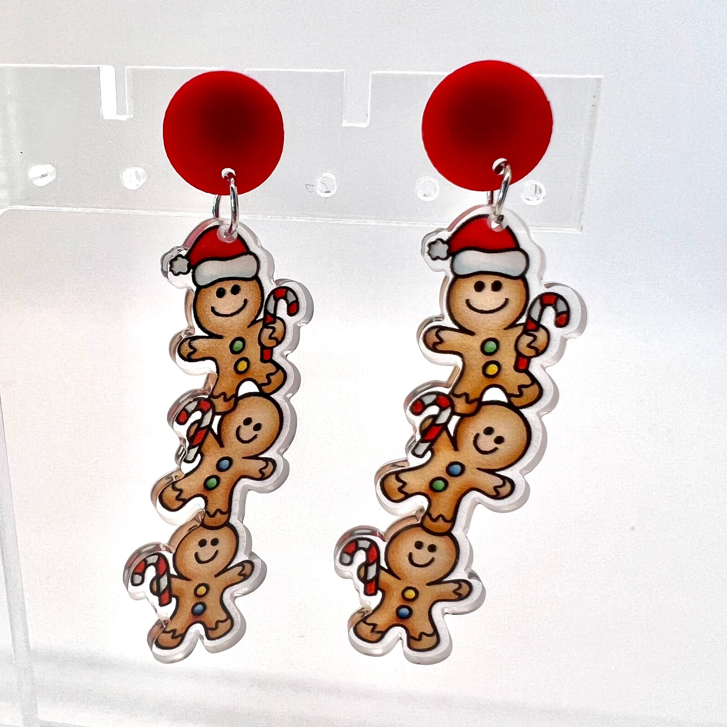 Gingerbread Chain Earrings