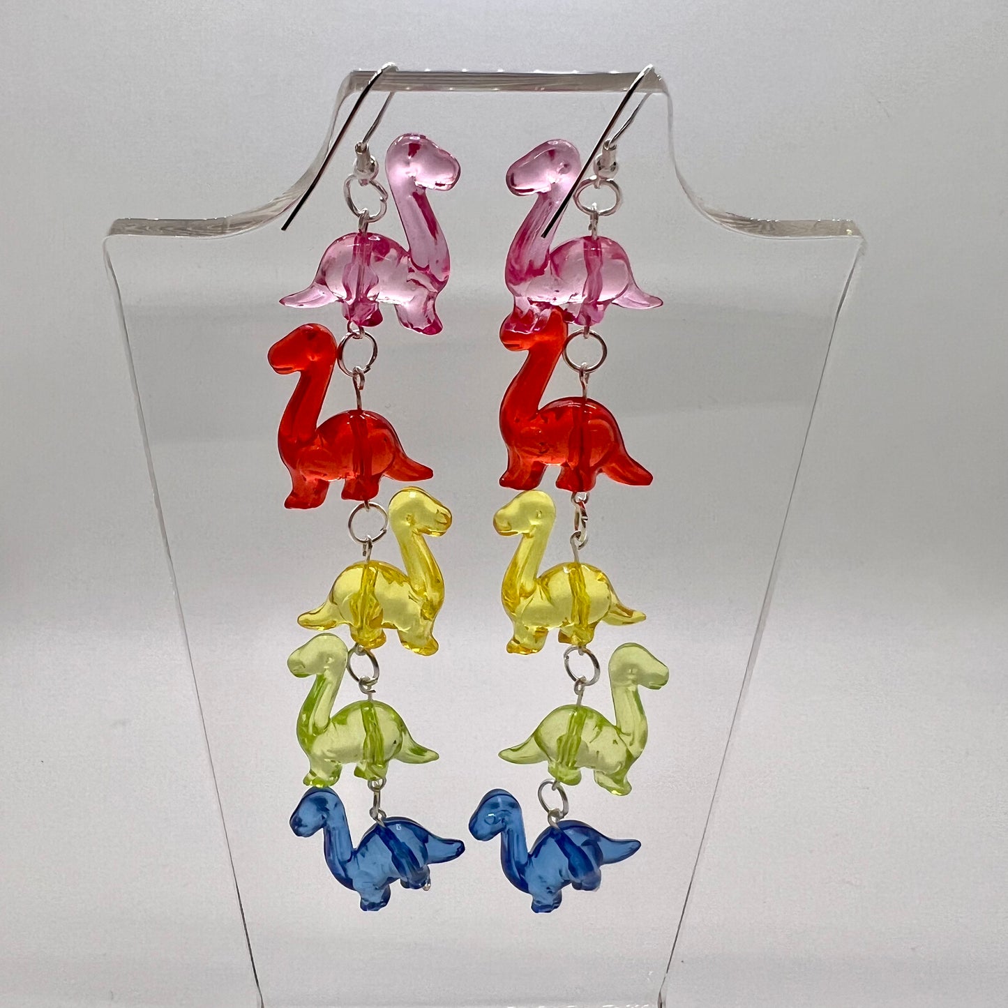 Dinosaur Chain Earrings