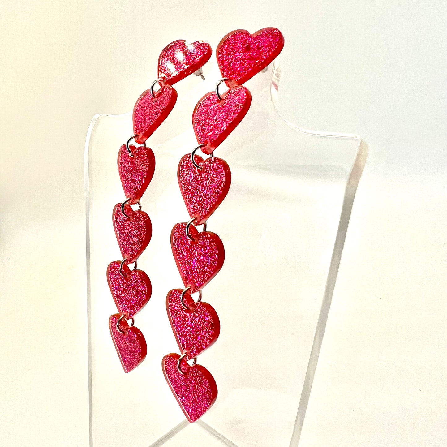 Heart Chain Earrings