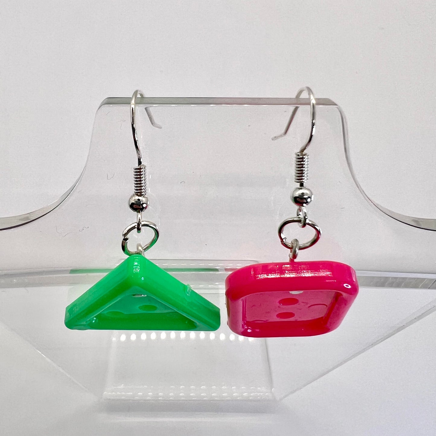 Button Earrings