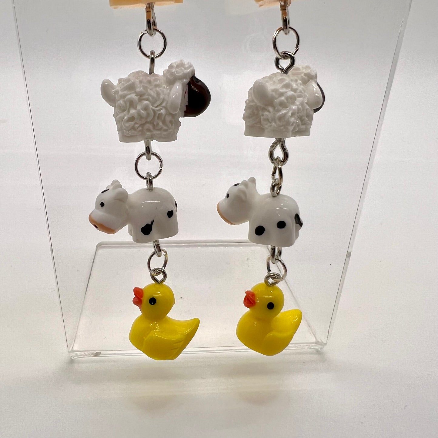 Farm Animal Chain Earrings