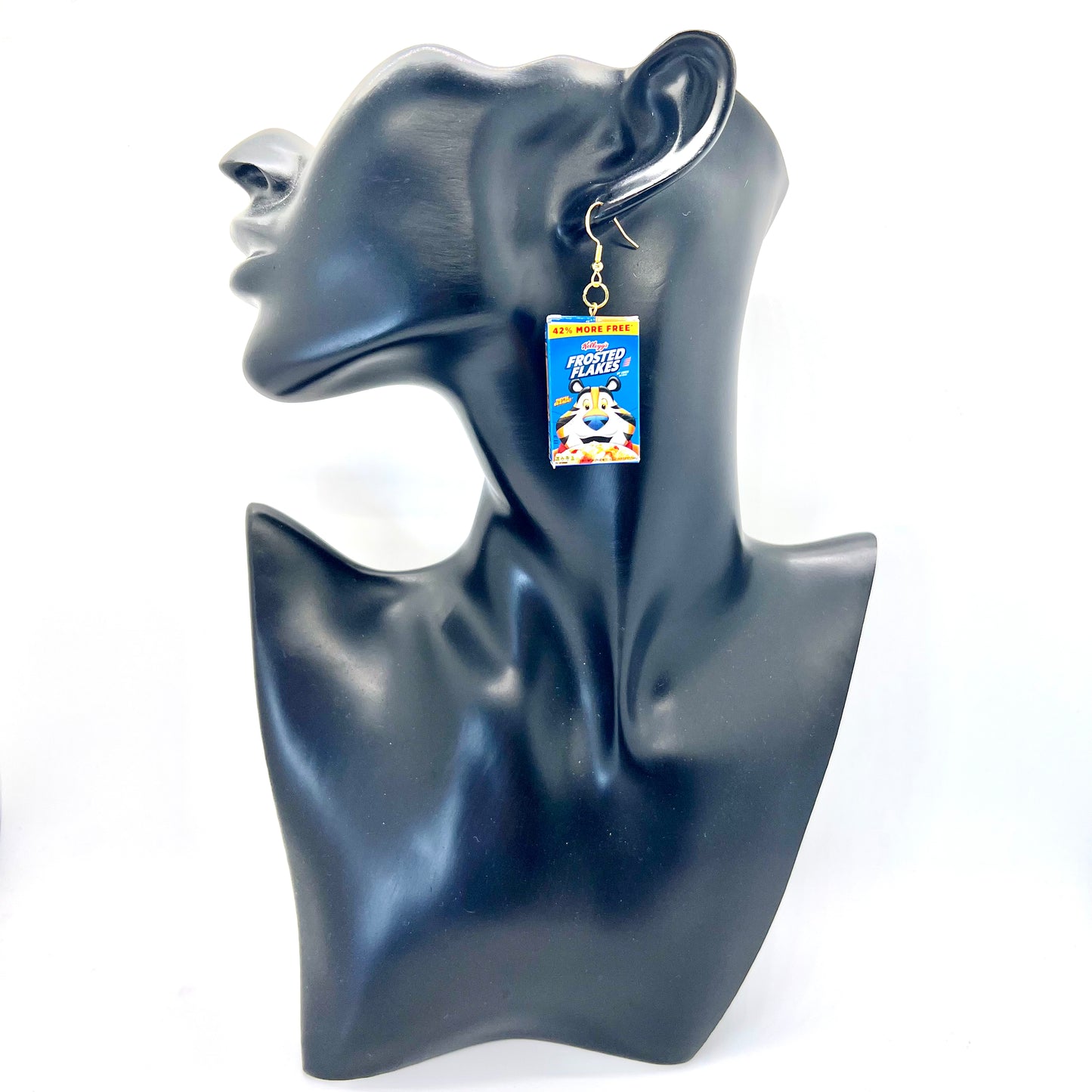 Frosted Flakes Cereal Earrings
