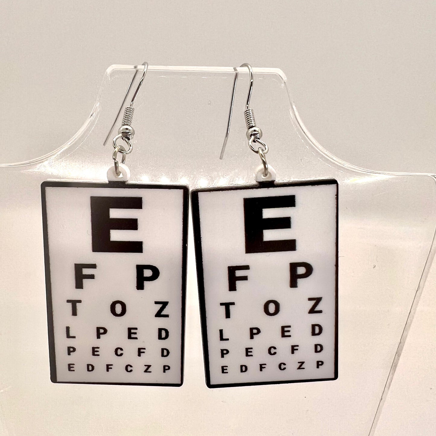 Eye Chart Earrings
