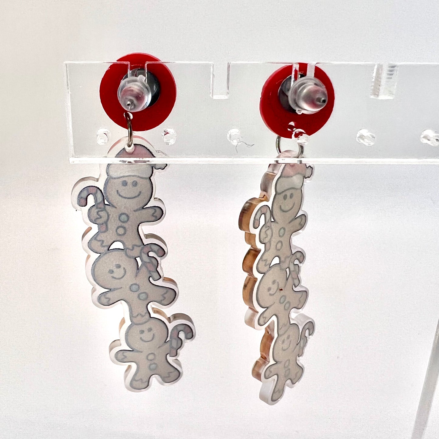 Gingerbread Chain Earrings