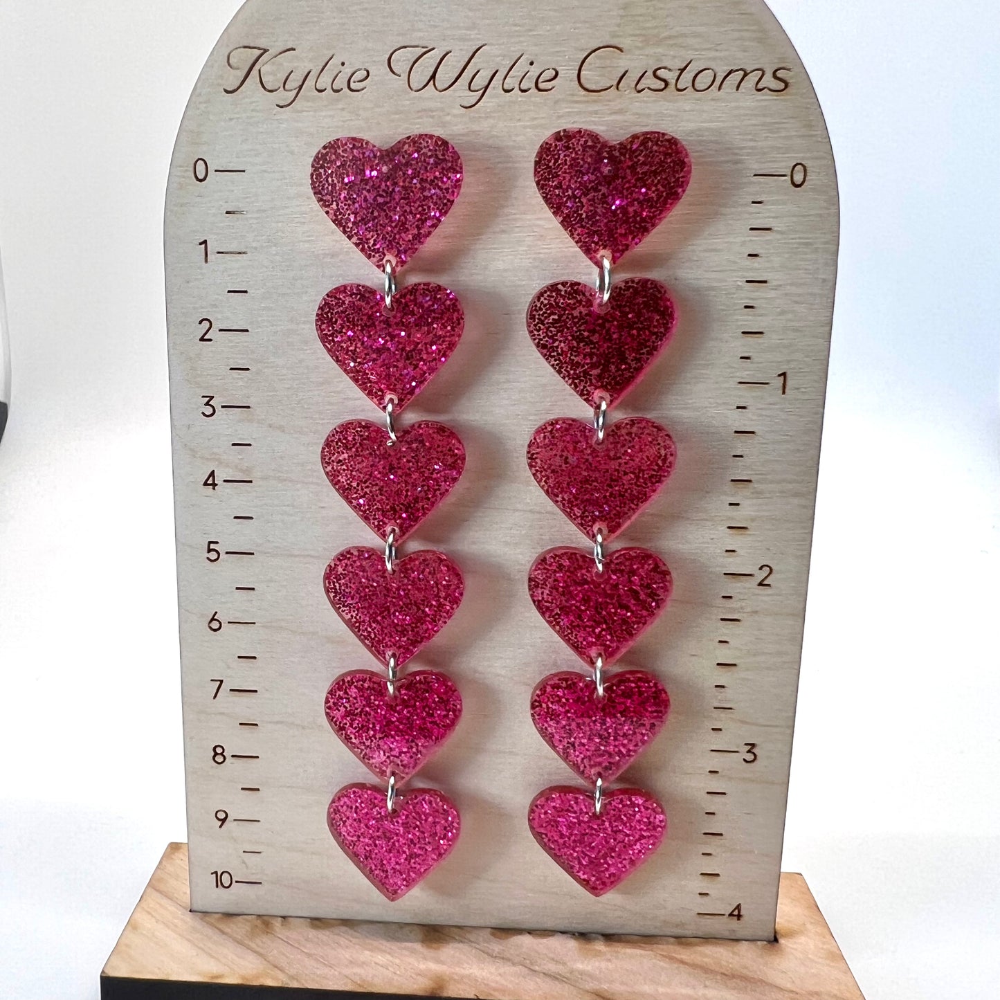 Heart Chain Earrings