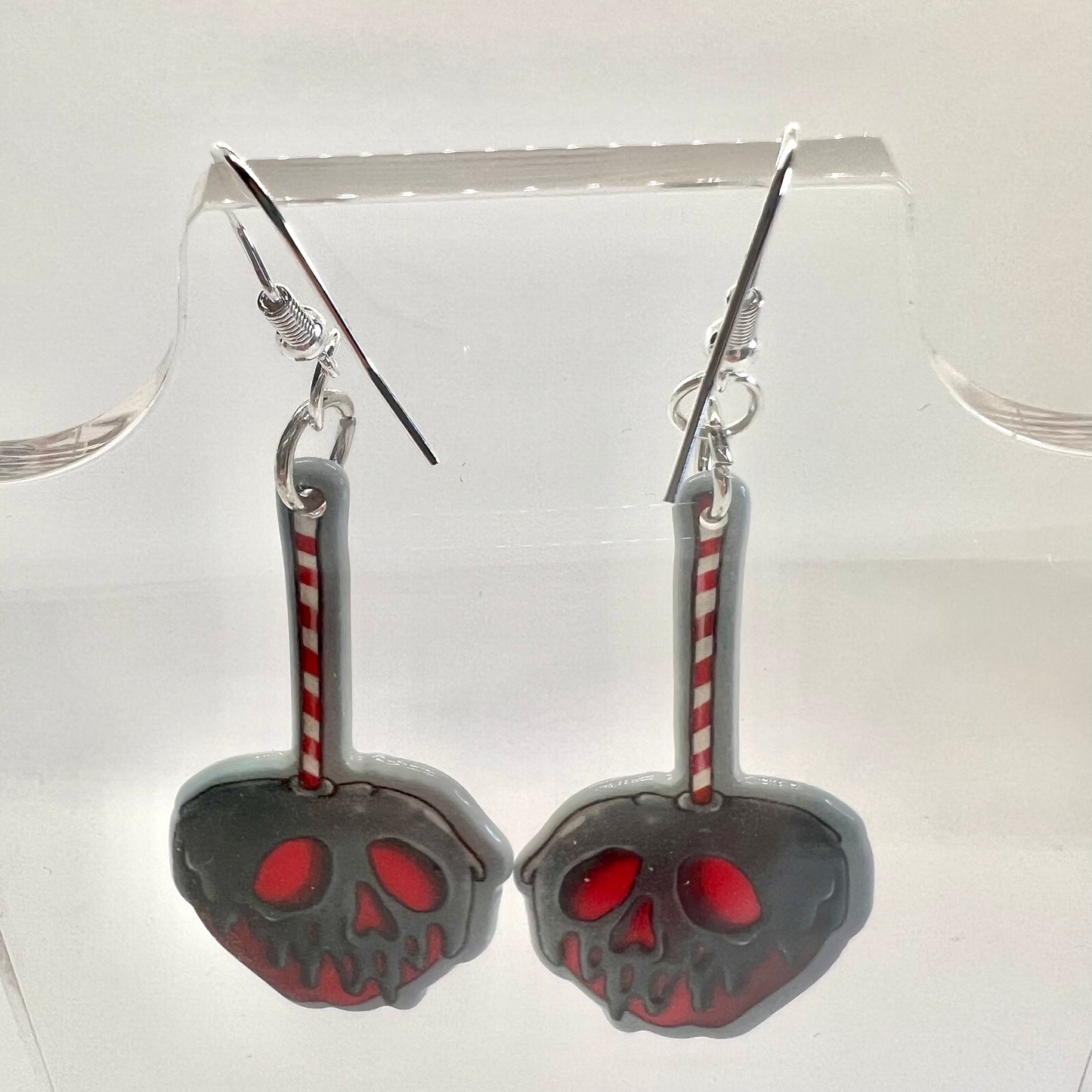 Poison Candy Apple Earrings
