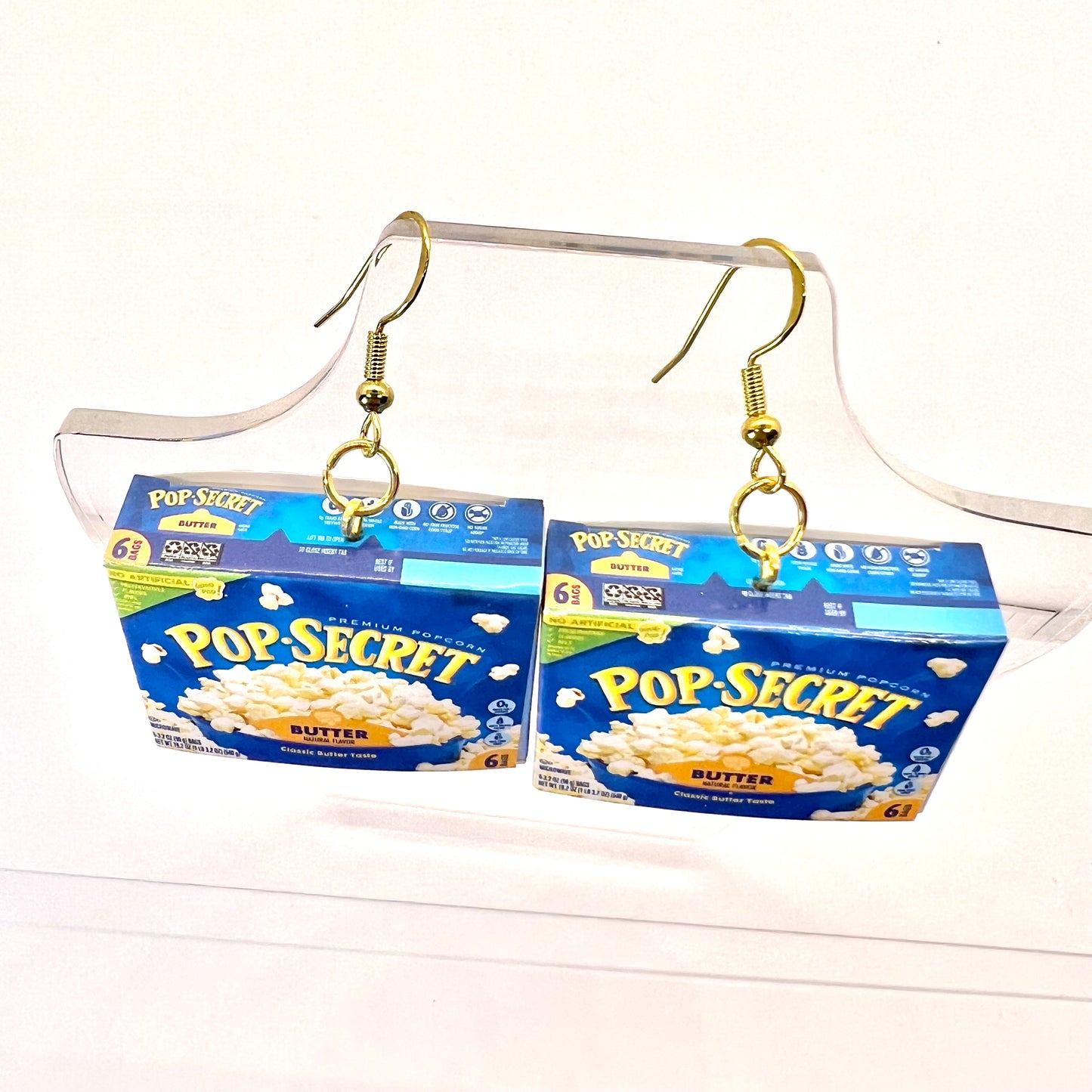 Pop Secret Popcorn Earrings