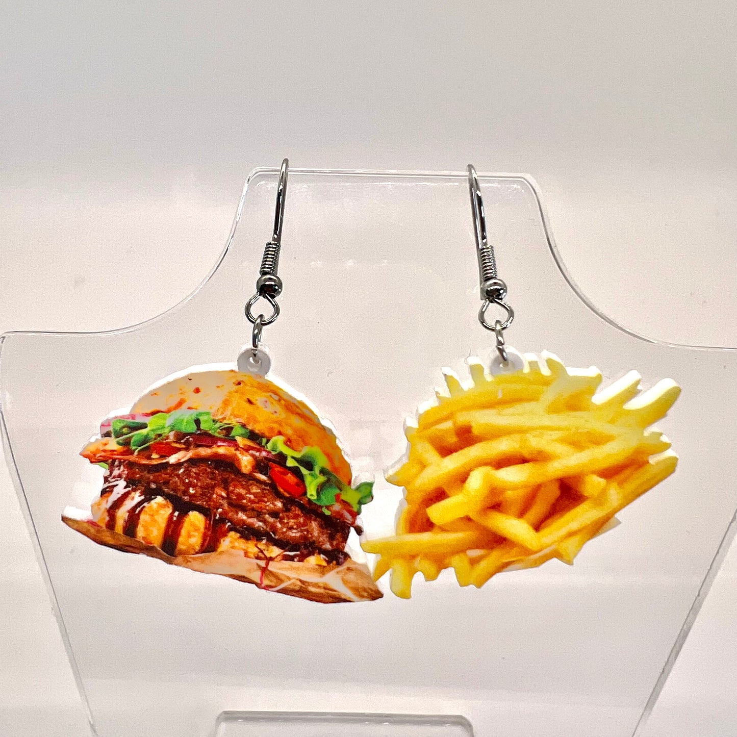 Greasy Burger Earrings